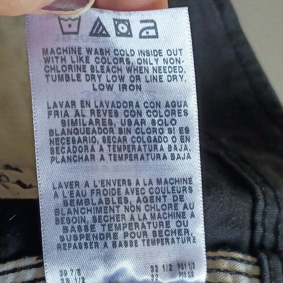 Wrangler Mens 38 x 32 Black Cargo Relaxed Fit Cotton Stretch Utility  Pants - Picture 5 of 5